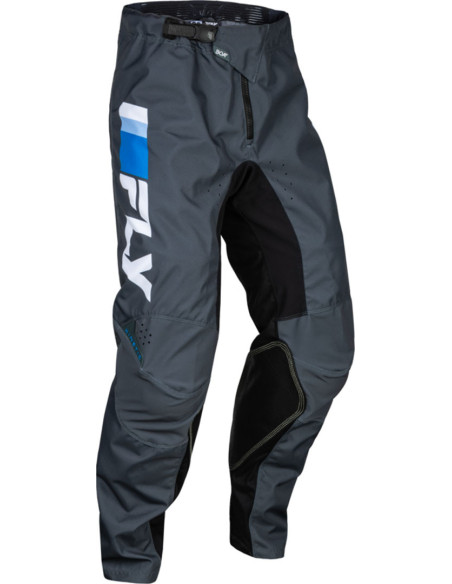 Pantalon cross Fly Racing 2024 Kinetic Prix - Bleu Clair Charcoal Blanc