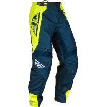 Pantalon cross Fly Racing 2024 F-16 - Navy Jaune Fluo Blanc