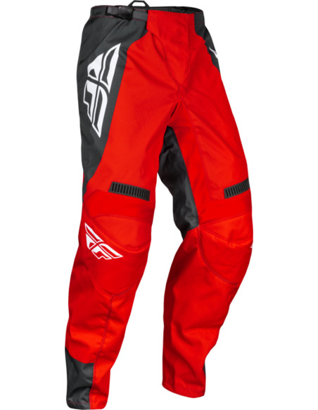 Pantalon cross Fly Racing 2024 F-16 - Rouge Charcoal Blanc