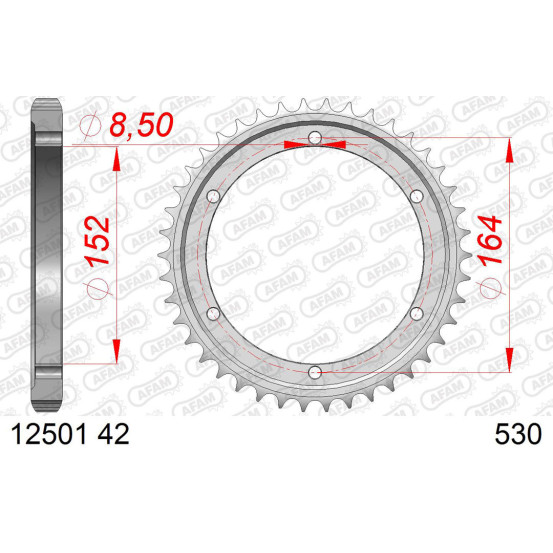 Couronne Acier AFAM 12501