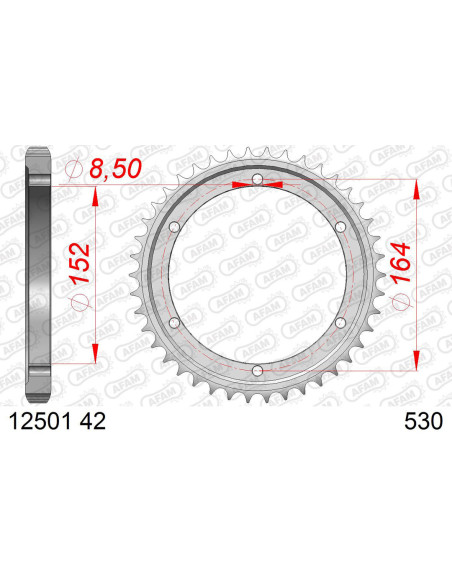 Couronne Acier AFAM 12501