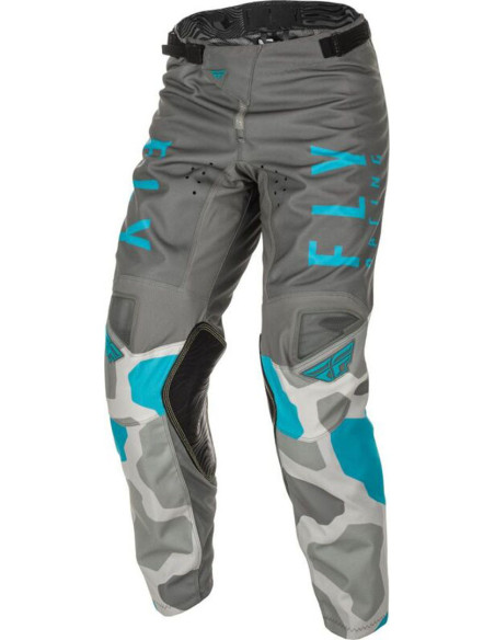 Pantalon cross enfant Fly Racing Kinetic K221 - Gris Bleu