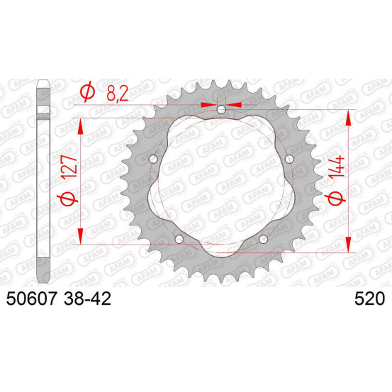 Couronne Acier AFAM 50607