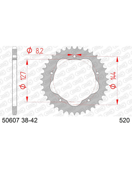 Couronne Acier AFAM 50607