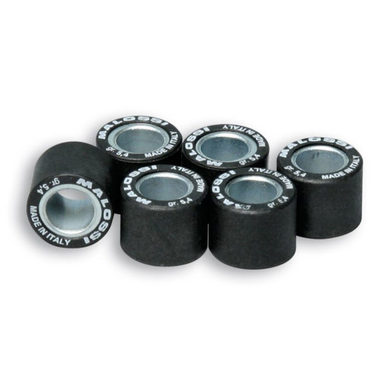 Jeu de 6 galets de variateur origine/Multivar MALOSSI 15x12mm