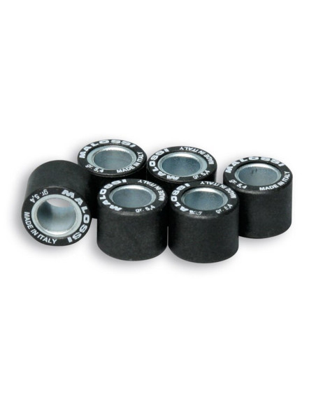 Jeu de 6 galets de variateur origine/Multivar MALOSSI 15x12mm