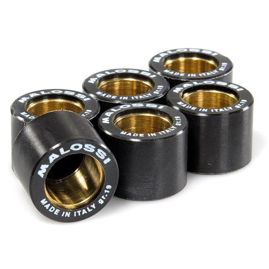 Jeu de 6 galets de variateur origine/Multivar MALOSSI 23,8x18mm