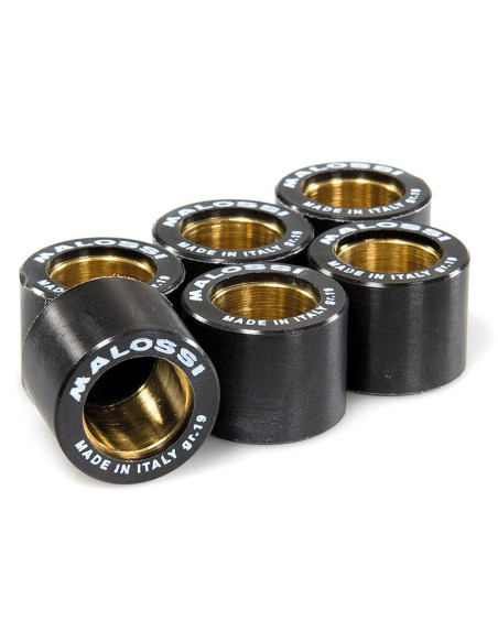Jeu de 6 galets de variateur origine/Multivar MALOSSI 23,8x18mm