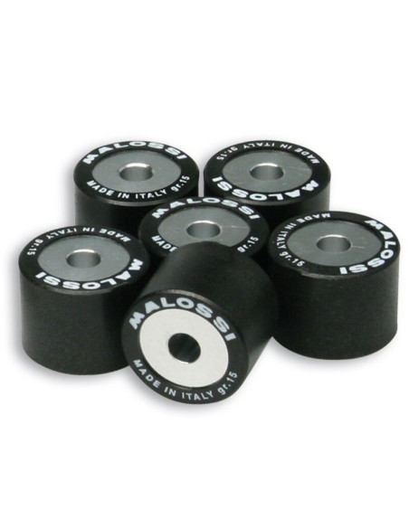 Jeu de 6 galets de variateur origine/Multivar MALOSSI 23x18mm