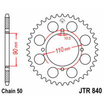 Couronne acier JT - Pas 530 - YAMAHA 500 SR 1978-1991 42