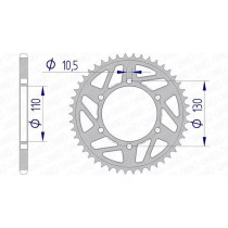 Couronne alu AFAM 11103