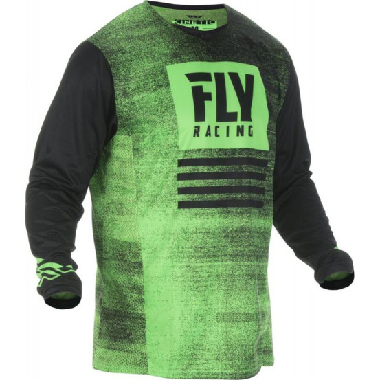 Maillot cross Fly Racing 2019 Kinectic Noiz - Neon Vert Noir