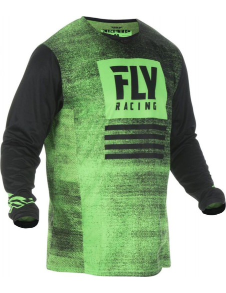 Maillot cross Fly Racing 2019 Kinectic Noiz - Neon Vert Noir