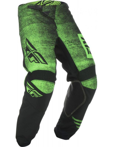 Pantalon cross enfant Fly Racing 2019 Kinetic Noiz - Neon Vert Noir