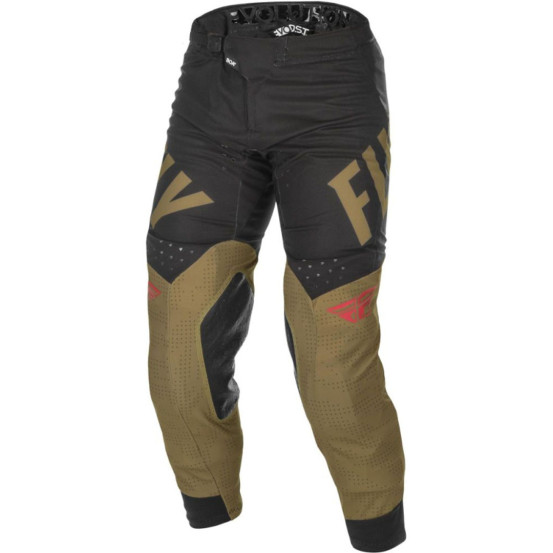 Pantalon cross Fly Racing Evolution DST 2021 - Kaki Noir Rouge