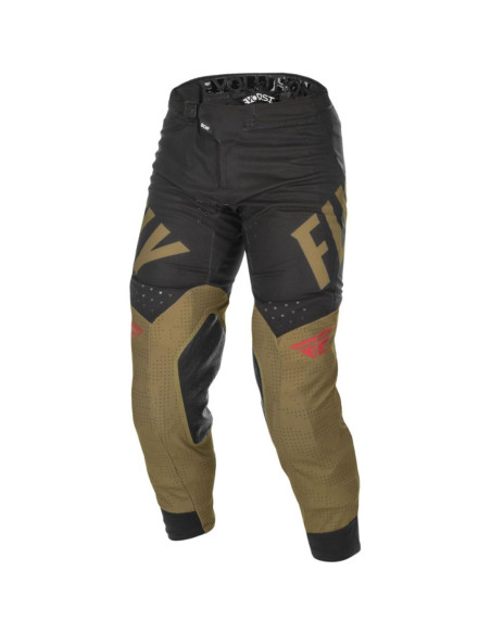 Pantalon cross Fly Racing Evolution DST 2021 - Kaki Noir Rouge