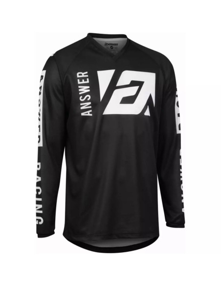 Maillot cross enfant Answer 2022 Syncron Merge - Noir