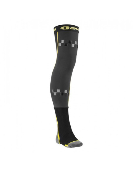 Chaussettes de moto EVS Noir Jaune