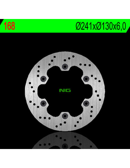 Disque de frein fixe arrière droit NG 241x130x6,0