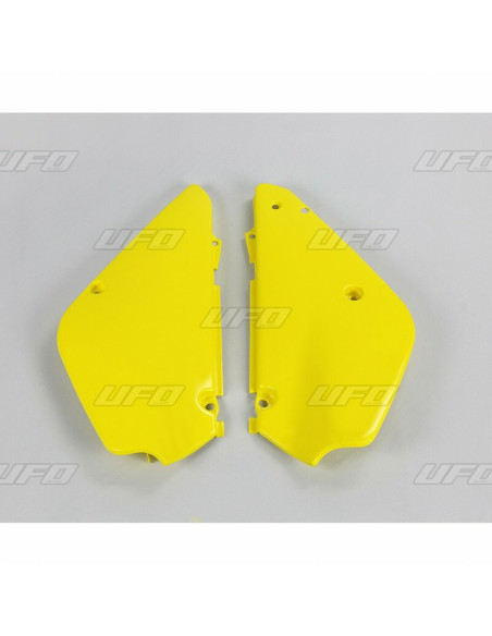 Plaques latérales - Jaune 2001 - UFO Suzuki 85 RM 2002-2016