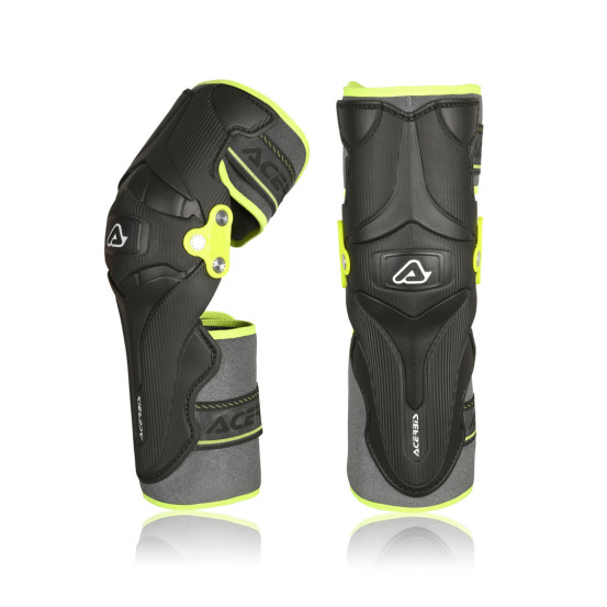 Genouillères Acerbis X-Strong Taille unique - Noir Jaune