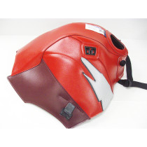 Tapis de réservoir BAGSTER Honda 600 XLV Transalp 1992-2000 Rouge / Gris Clair / Bordeaux Foncé