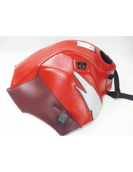 Tapis de réservoir BAGSTER Honda 600 XLV Transalp 1992-2000 Rouge / Gris Clair / Bordeaux Foncé