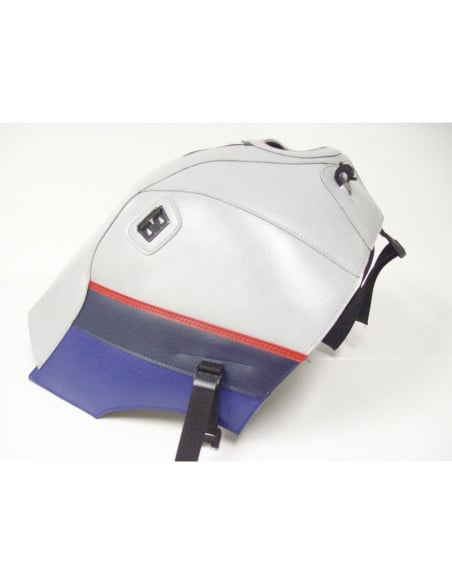 Tapis de réservoir BAGSTER Honda 600 XLV Transalp 1992-2000 Gris Clair / Rouge / Baltique