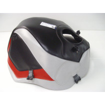 Tapis de réservoir BAGSTER Kawasaki 1000 ZX-10 Tomcat 1988-1990 Noir / Gris / Rouge