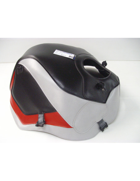 Tapis de réservoir BAGSTER Kawasaki 1000 ZX-10 Tomcat 1988-1990 Noir / Gris / Rouge