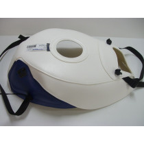 Tapis de réservoir BAGSTER Suzuki 750/1100 GSX R 1988-1990 Blanc / Bleu