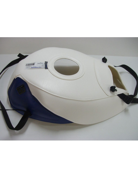Tapis de réservoir BAGSTER Suzuki 750/1100 GSX R 1988-1990 Blanc / Bleu