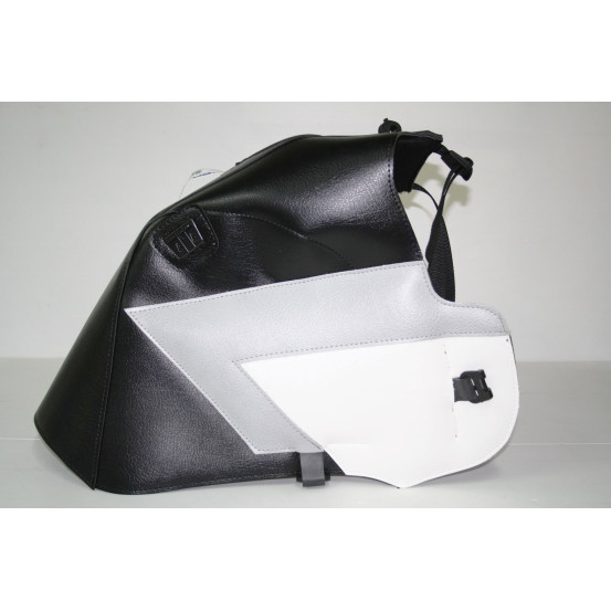 Tapis de réservoir BAGSTER Honda 750 XRV Africa Twin 1990-1992 Noir / Gris Clair / Blanc
