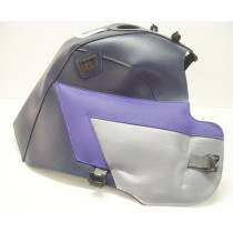 Tapis de réservoir BAGSTER Honda 750 XRV Africa Twin 1990-1992 Marine / Violet Foncé / Acier