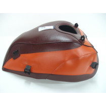 Tapis de réservoir BAGSTER Kawasaki 750 Zephyr 1990-1999 Bordeaux Foncé / Orange Foncé