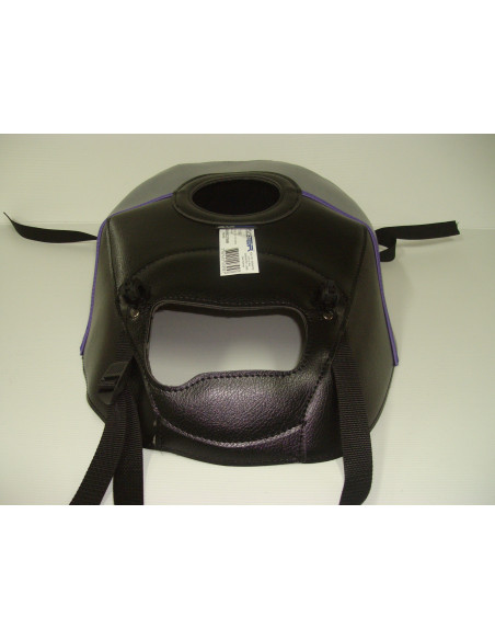 Tapis de réservoir BAGSTER Suzuki 1100 GSX R 1991 Noir / Acier / Liseré Violet