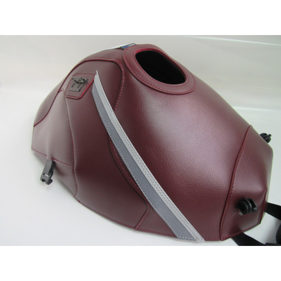 Tapis de réservoir BAGSTER Yamaha 600 XJ Diversion 1992-2003 Bordeaux Foncé / Acier / Gris Clair
