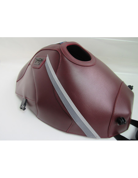 Tapis de réservoir BAGSTER Yamaha 600 XJ Diversion 1992-2003 Bordeaux Foncé / Acier / Gris Clair