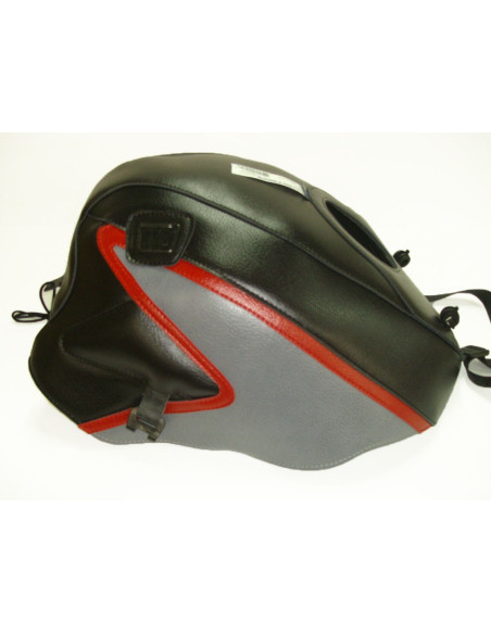Tapis de réservoir BAGSTER Kawasaki 500 GPZ S/EX 1992-1999 Noir / Acier / Rouge