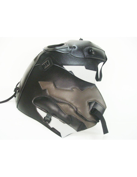 Tapis de réservoir BAGSTER Honda 750 XRV Africa Twin 1993-2003 Noir / Gris / Plomb / Gris