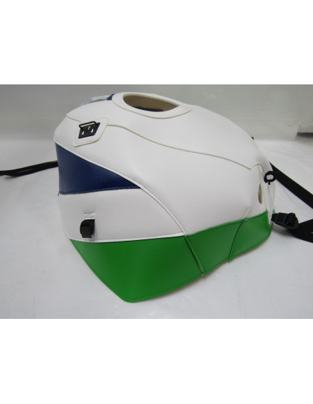 Tapis de réservoir BAGSTER Kawasaki 750 ZXR R 1991-1992 Blanc / Bleu / Vert