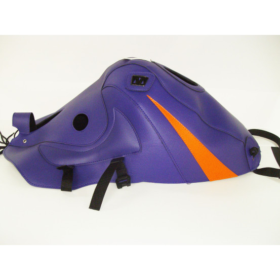 Tapis de réservoir BAGSTER Kawasaki 1100 ZZR 1993-2001 Violet Foncé / Orange