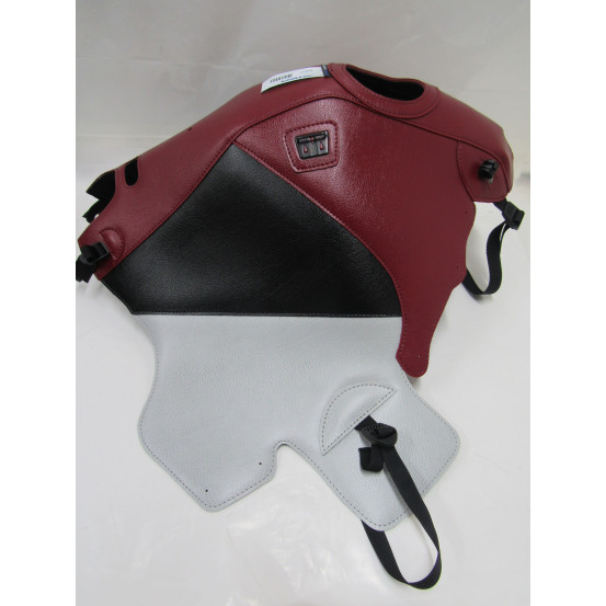 Tapis de réservoir BAGSTER Cagiva 750/900 Elefant 1994-1999 Bordeaux Clair / Noir / Gris Clair