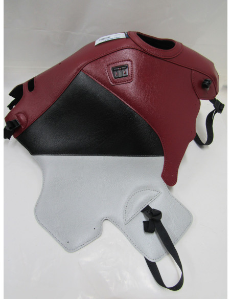Tapis de réservoir BAGSTER Cagiva 750/900 Elefant 1994-1999 Bordeaux Clair / Noir / Gris Clair