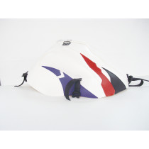 Tapis de réservoir BAGSTER Honda 900 CBR R 1996-1999 Blanc / Noir / Rouge / Violet Foncé