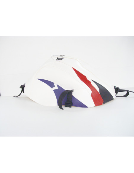 Tapis de réservoir BAGSTER Honda 900 CBR R 1996-1999 Blanc / Noir / Rouge / Violet Foncé