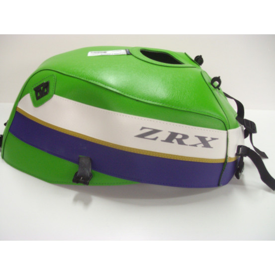Tapis de réservoir BAGSTER Kawasaki 1100/1200 ZRX 1997-2007 Vert / Blanc / Violet Foncé