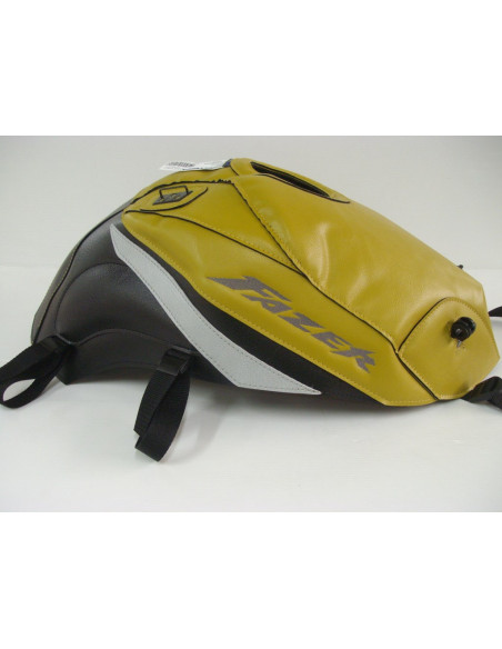 Tapis de réservoir BAGSTER Yamaha 600 FZS Fazer 1988-2001 Moutarde / Gris Clair