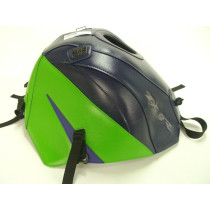 Tapis de réservoir BAGSTER Kawasaki 900 ZX-9R 1998-2003 Bleu Foncé / Vert / Violet