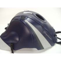 Tapis de réservoir BAGSTER Suzuki 1300 GSX R Hayabusa 1999-2007 Bleu Foncé / Gris Clair Anthracite